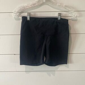BIKER SHORTS. black